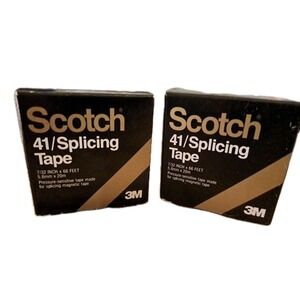3M 41  7/32 inch x 66 ft Splicing Tape for 1/4in Tape - New Lot 2